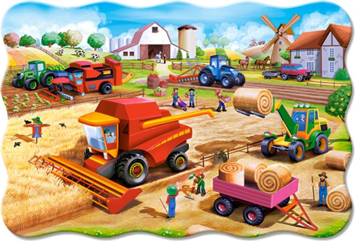Image du produit Castorland Work on the Farm, puzzle 20 pièces maxi (20 pièces)