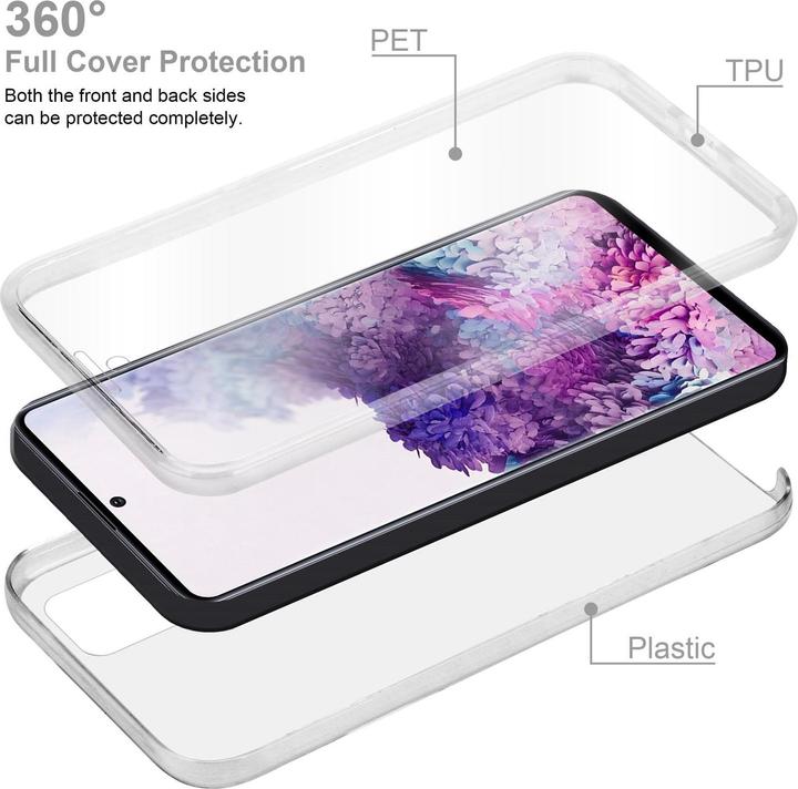 Actual product image Cadorabo TPU 360 Degree Case Cover (Samsung Galaxy A71)