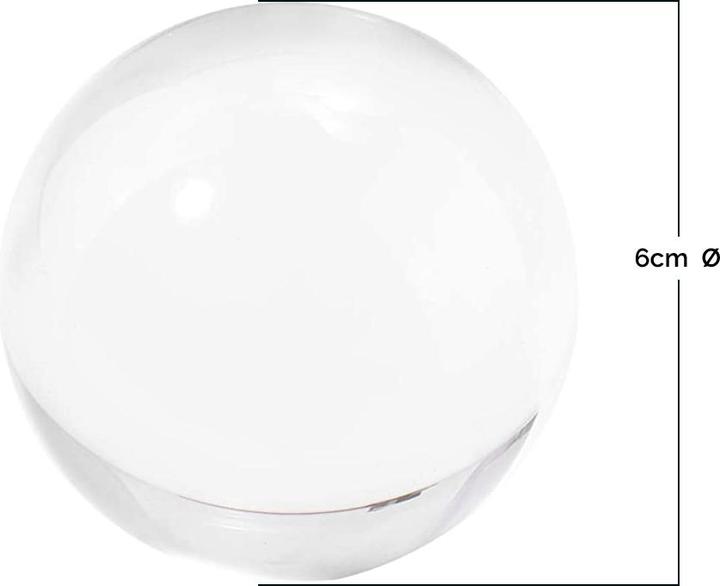 Image du produit PhoneLook Boule en verre Crystal K9 pour la photographie Brillant clear transparente Ø 6 cm (Divers)