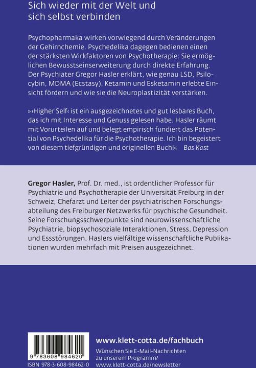 Produktbild Higher Self - Psychedelika in der Psychotherapie (Deutsch, Gregor Hasler, 2022)