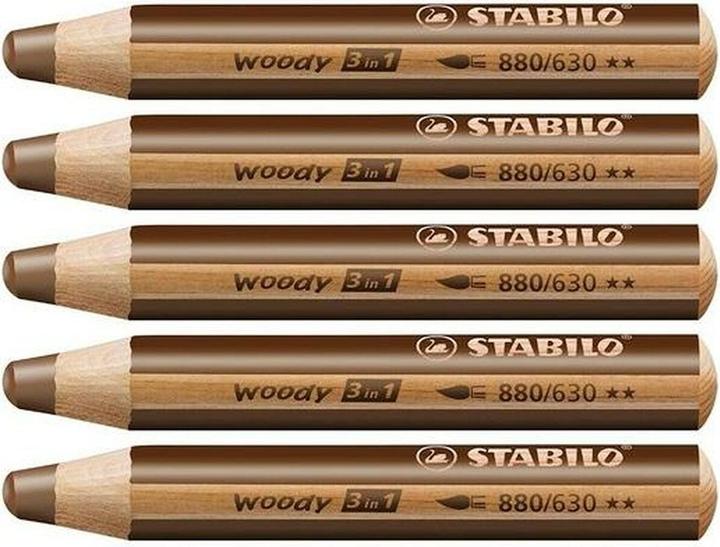Immagine prodotto STABILO matita colorata woody 3 in 1 (Marrone, 1 x)