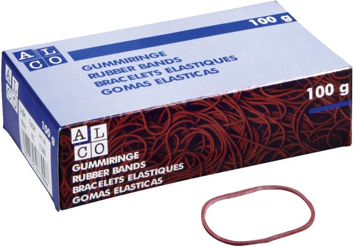 Produktbild Alco Gummiring Naturkautschuk 65mm rot 100g (1 Stk.)