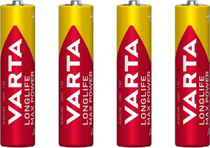 Produktbild Varta LONGLIFE Max Power (4 Stk., AAA, 1280 mAh)