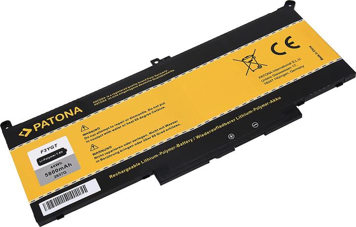 Actual product image Patona Battery Dell F3YGT (4 Cells, 5800 mAh)