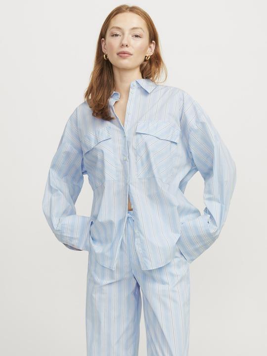 Actual product image JJXX Jxava Poplin Ls O-Size Pock Shirt Wvn Ln (XL)