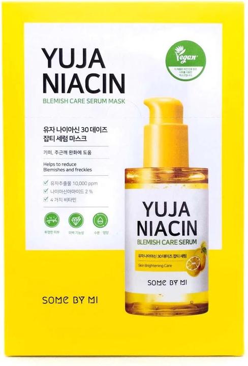 Some By Mi Yuja Niacninemish Serum Mask Brightening Face Mask 25G