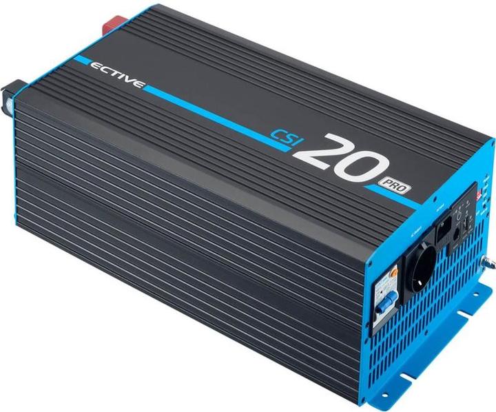 Actual product image Ective CSI 20 PRO 2000W/12V sine wave inverter with mains priority circuit and charger