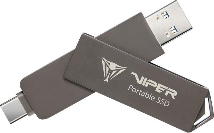 Productafbeelding Patriot Dysk SSD PVP30 2TB 1000MB/s USB Duo A+C 3.2 Gen2 Alu (2000 GB)