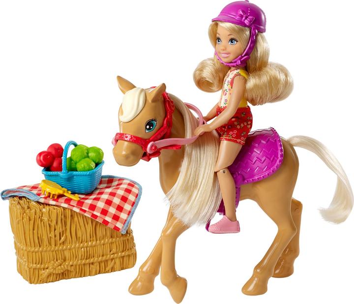 Actual product image Barbie BRB Fun on the farm Chelsea+pony