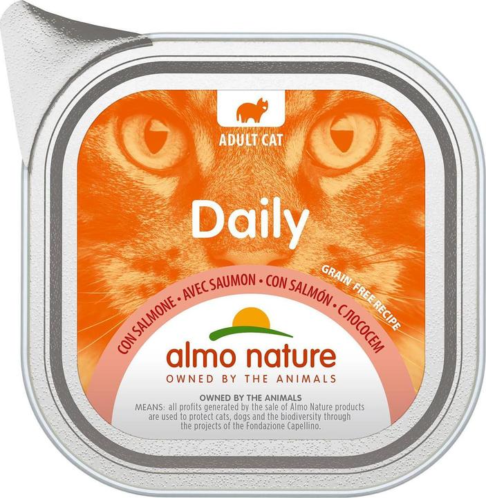 Almo Nature Daily Adult Menu mit Lachs (Adult, 1 Stk., 100 g)