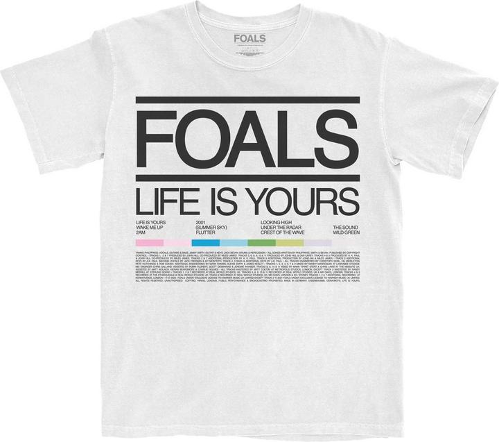 Image du produit Universal Textiles T-shirt unisexe adulte Life Is Yours Track List Cotton (M)