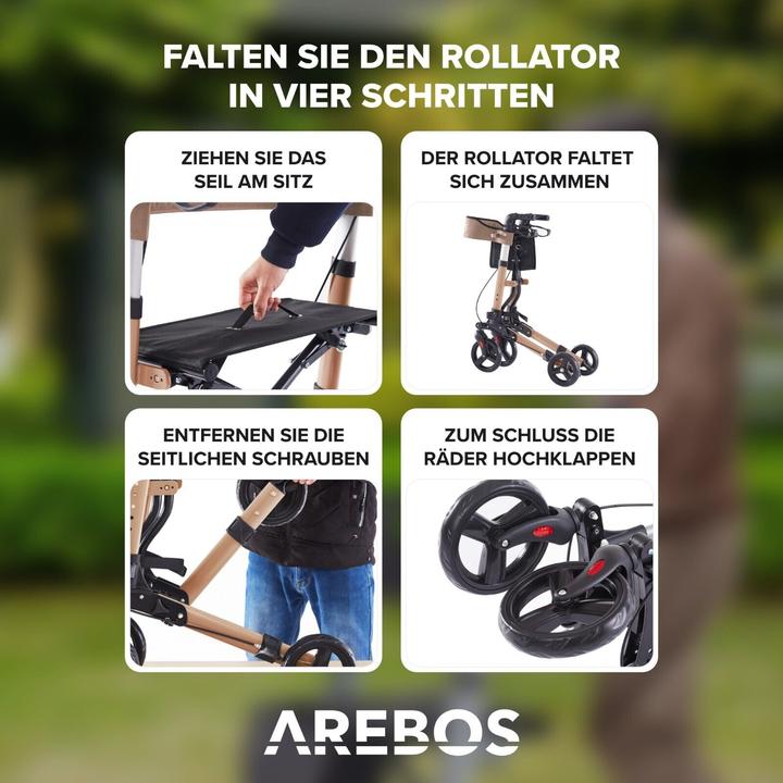 Actual product image Arebos Rollator