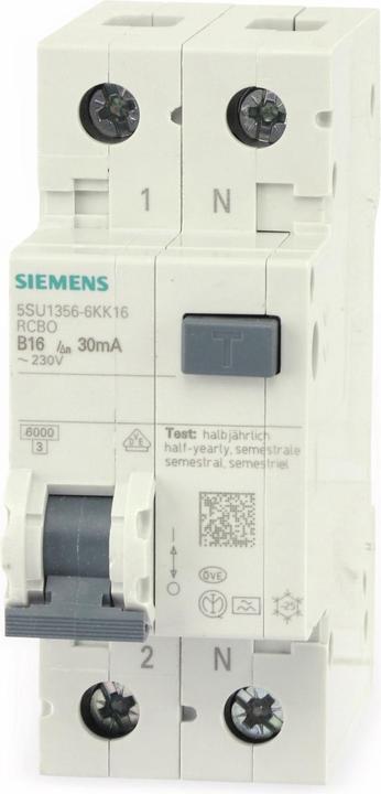 Immagine prodotto Siemens Interruttore di circuito di guasto a terra 1 polo 16 A
