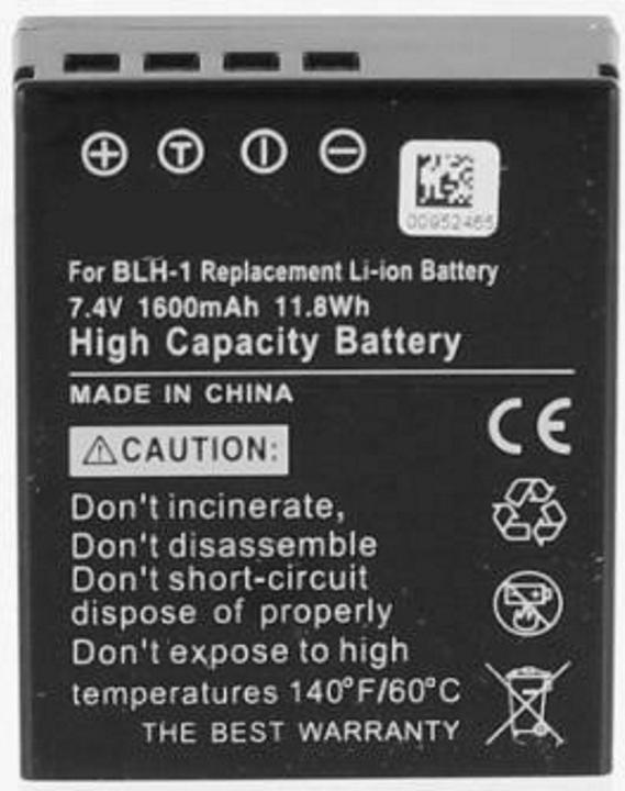 Actual product image AGI Battery compatible with Olympus OM-D E-M1 Mark II - Battery - 1,600 mAh (Camera battery)