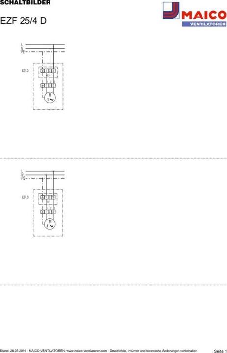 Immagine prodotto Maico MAI EZF 25/4 D Ventilatore da incasso a parete