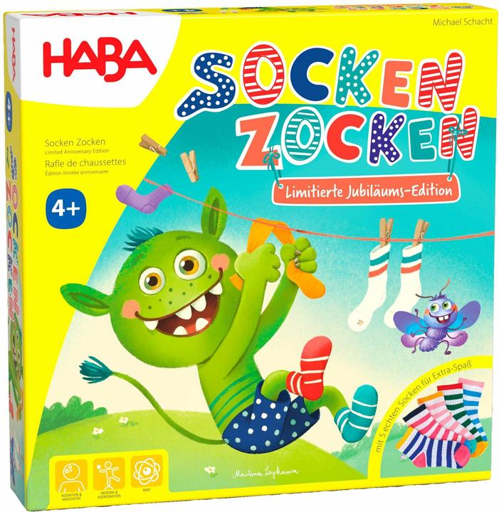 Image du produit Haba Chaussettes Jouer Edition Anniversaire (Italien, Anglais, Allemand, Français)