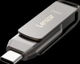 Actual product image Lexar MEMORY DRIVE FLASH USB3.1 256G/D400 LJDD400256G-BNQNG (256 GB, USB-C)