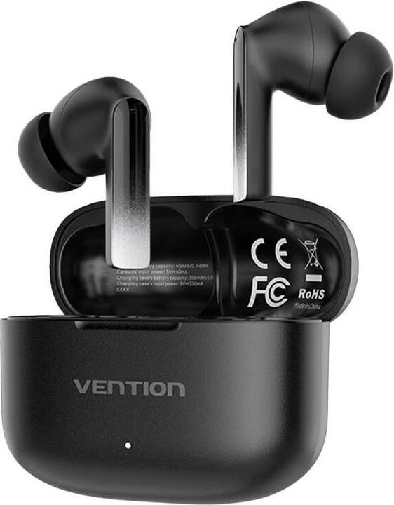 Actual product image Vention Wireless earphones,, NBIB0, Elf Earbuds E04 (black) (22 h, Wireless)