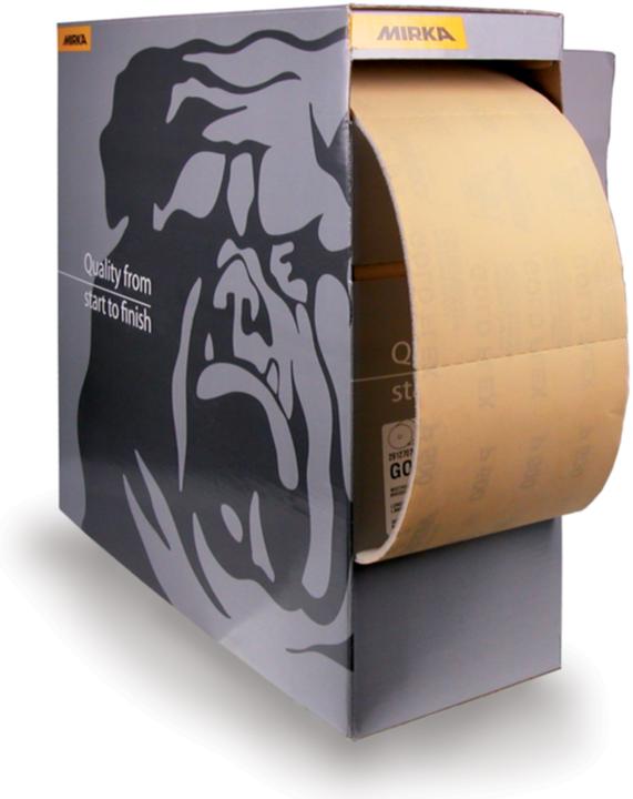 Mirka Goldflex Soft 115x125mm P320 200Stk. ( 2912707032 ) Handpad Rolle perforiert (P320)