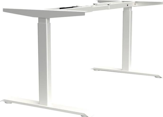 Produktbild BMB Steh-Sitz Tischgestell weiss RAL 9010 Höhe 695-1145 mm