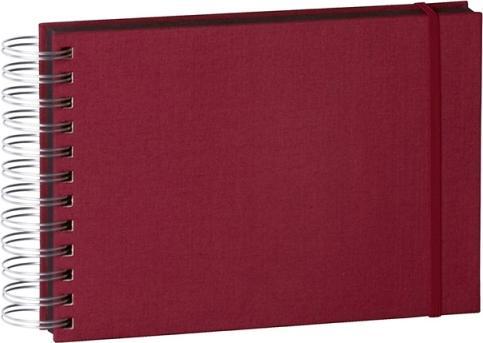 Produktbild Semikolon Fotoalbum Mini Mucho 25x16cm bordeaux Leinenbezug (9 x 13 cm, 10 x 15 cm)