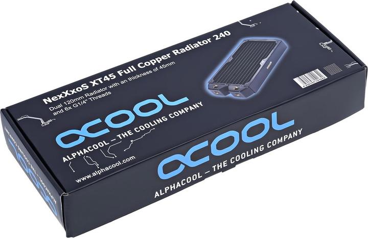 Produktbild Alphacool NexXxoS XT45 Full Copper 240mm (120 mm)