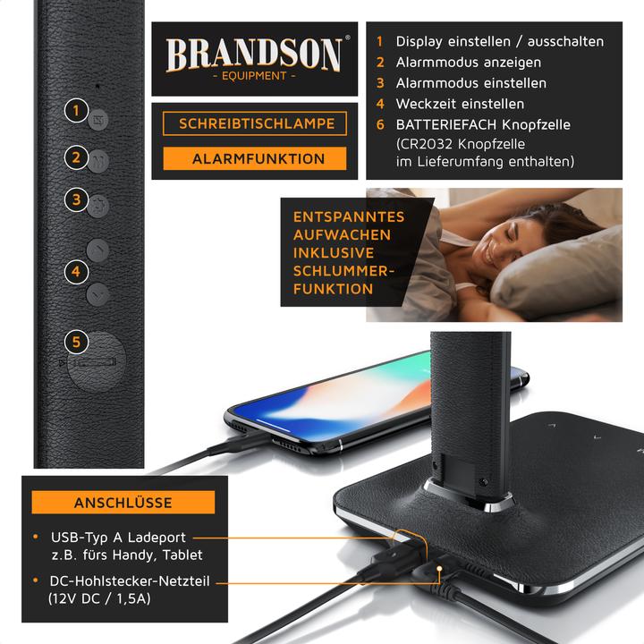 Produktbild Brandson Schreibtischlampe (300 lm)