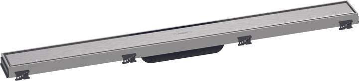 hansgrohe RainDrain Match finished set shower channel 800 with height-adjustable frame (brushed stainless (800 mm)