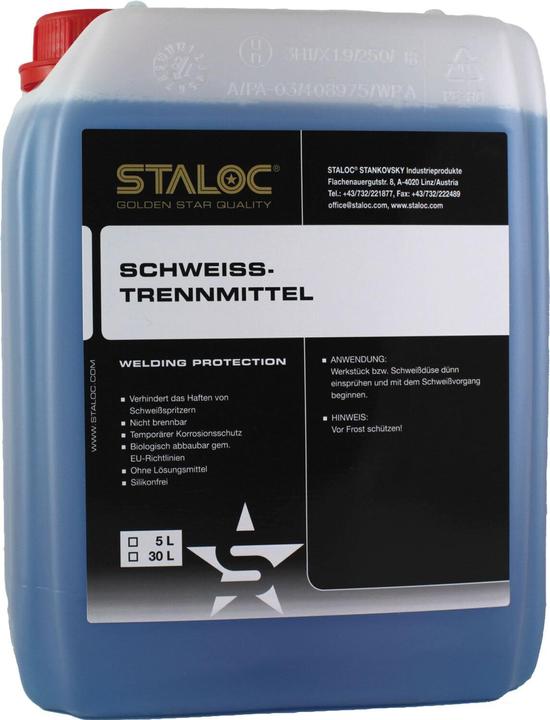 Actual product image Staloc Welding release agent 5l canister