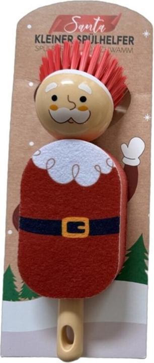 Actual product image Champ Spülbürste und Schwamm 2in1 "Santa" (1 pcs.)