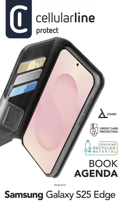 Actual product image Cellularline Book Agenda 2 (Samsung Galaxy S25 Edge)