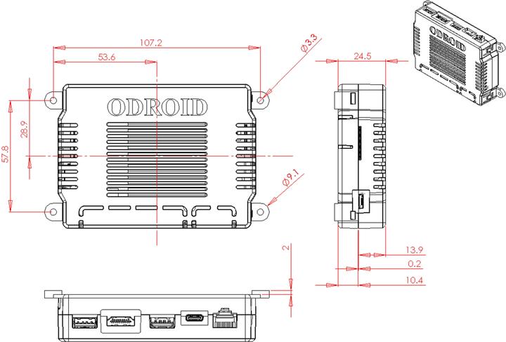 Nutritional values and ingredients Odroid M1S single-board computer with IO header, 8 GB RAM