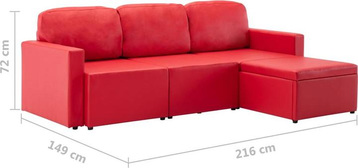 Actual product image VidaXL Sofa bed (3-seater)