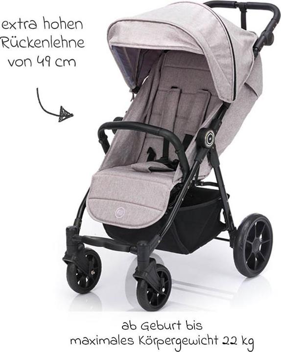 Immagine prodotto Fillikid Passeggini e carrozzine Passeggini e carrozzine Fill Allrounder fino a 22 kg di capacità di carico