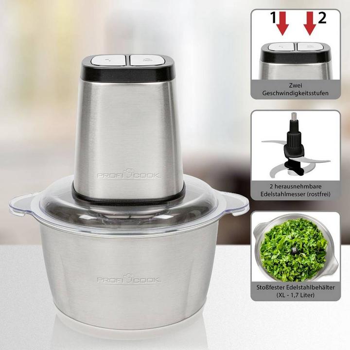 Immagine prodotto Proficook Trituratore multiplo (1700 ml, 500 W)
