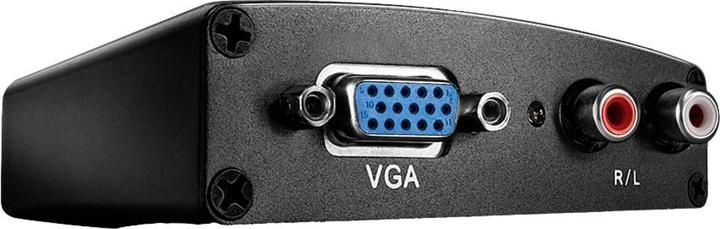 Actual product image Lindy VGA + Audio to HDMI Converter Maximum resolution 1080p no scaling (Extender)