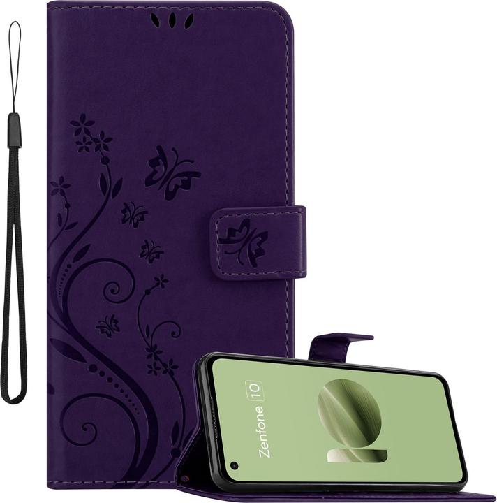 Actual product image Cadorabo Case for Asus Zenfone 10 Flower Book (Asus Zenfone 10)