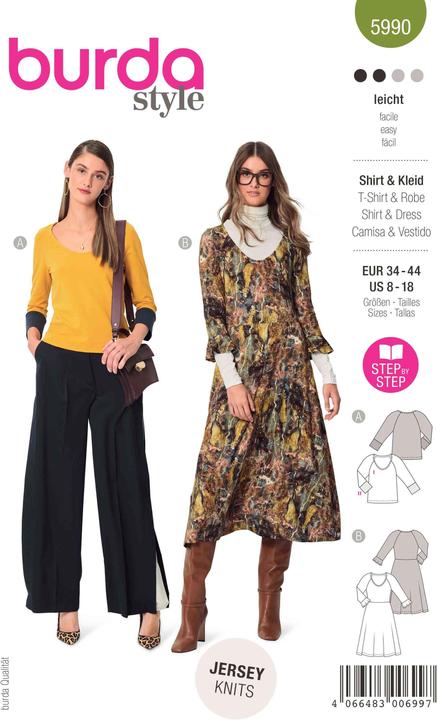 Image du produit Patrons Chemise & Robe - avec encolure ronde et manches raglan