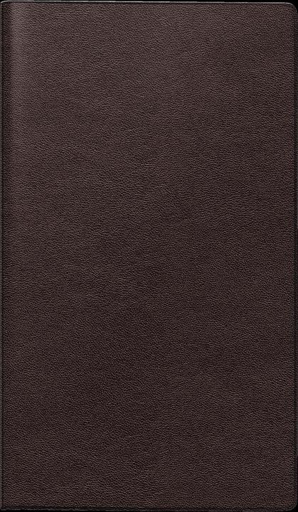 Actual product image Rido Pocket calendar M-planer 8,7x15,3 1 month/2 pages leather wine red 2025 (German)