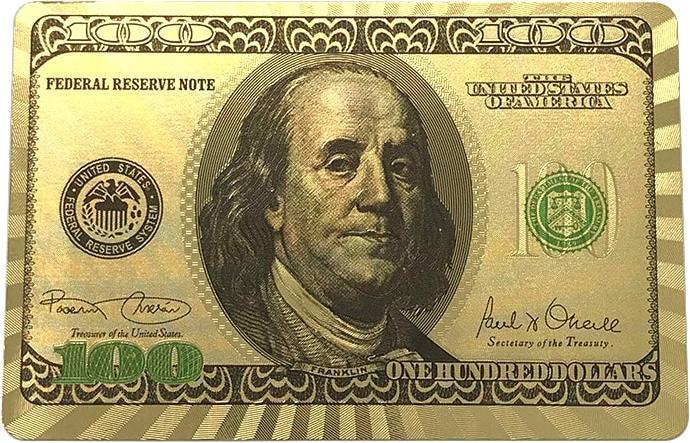 Immagine prodotto JTI Carte da gioco - pacchetto di carte con placcatura in oro 24 carati, USD