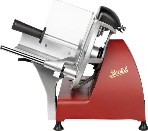 Actual product image Berkel Red Line 250 matt red slicer with 250 mm steel blade