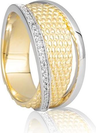 Actual product image Breuning RING - BRILL. 0,147 Ct. H/si (60, 750/18 K Gold)