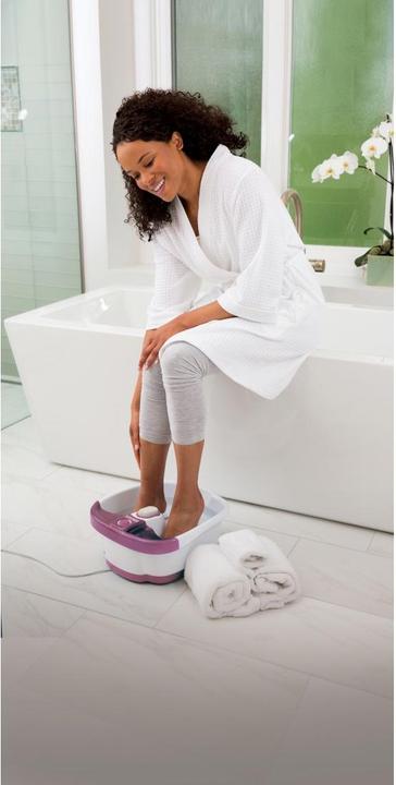 Actual product image Homedics FB-55PB-EU Foot Bath Purple, White