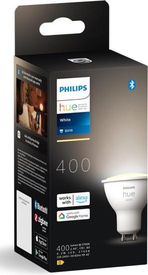 Actual product image Philips Hue 4.2W GU10 1P (GU10, 4.20 W, 400 lm, 1 x, E)