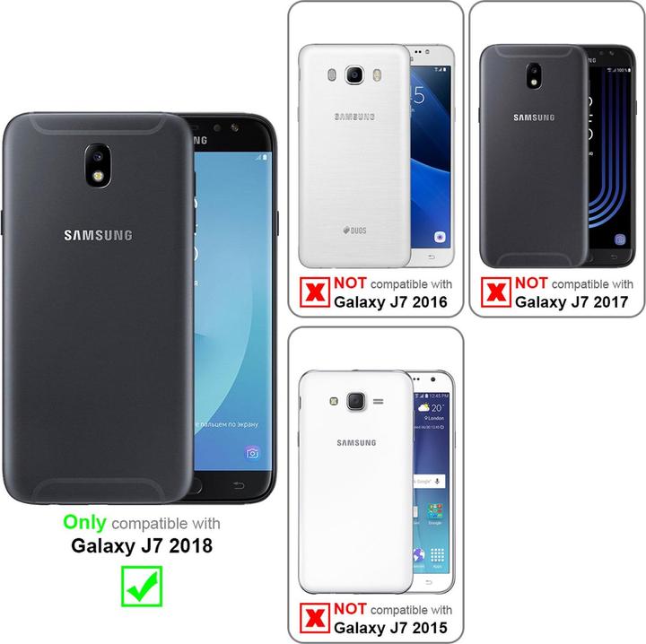 Image du produit Cadorabo Book Couverture magnétique invisible (Samsung Galaxy J7 2018)