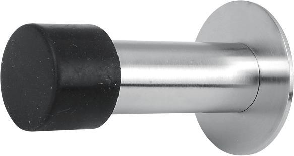 Produktbild Home It Home>it® dørstop til vaeg eller gulv Ø4,8 x 7,5 cm børstet stål
