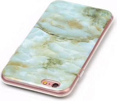 Actual product image Ueli Express iPhone 6s / 6 rubber case TPU marble look green (Apple iPhone 6s, Apple iPhone 6)