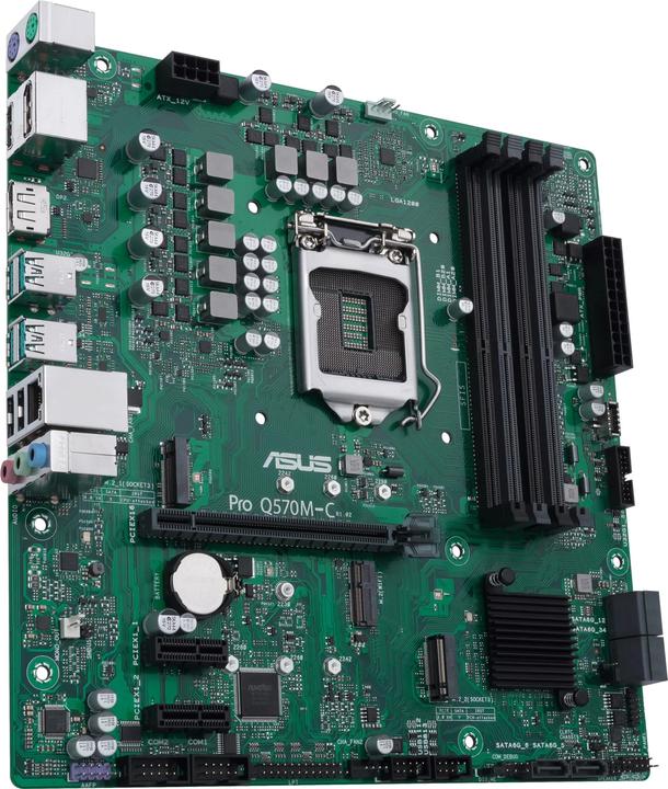 Produktbild ASUS Pro Q570M-C/CSM (LGA 1200, Intel Q570, mATX)