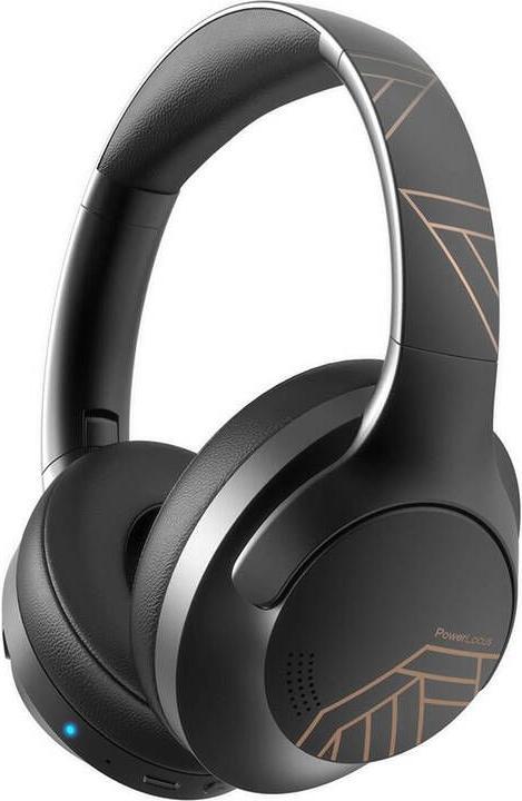 Actual product image PowerLocus Wireless Headphones P3 (black-gold) (50 h, Wireless)