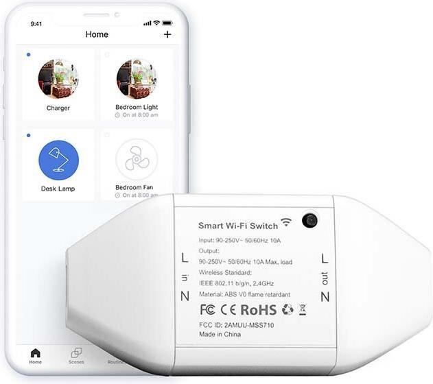 Image du produit Meross Commutateur Wi-Fi intelligent